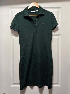 Lacoste Women’s Forest Green Polo Mini Dress
